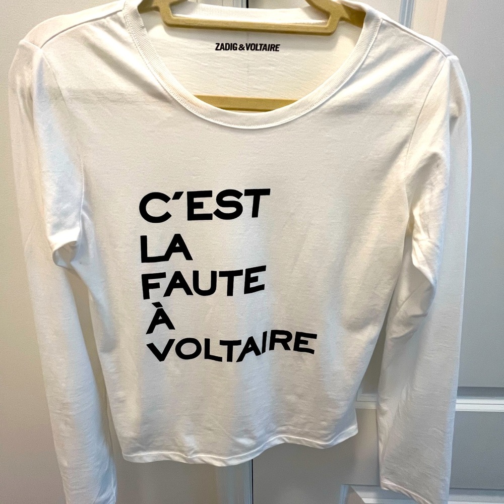 Zadig & Voltaire long sleeves Graphic T-shirt